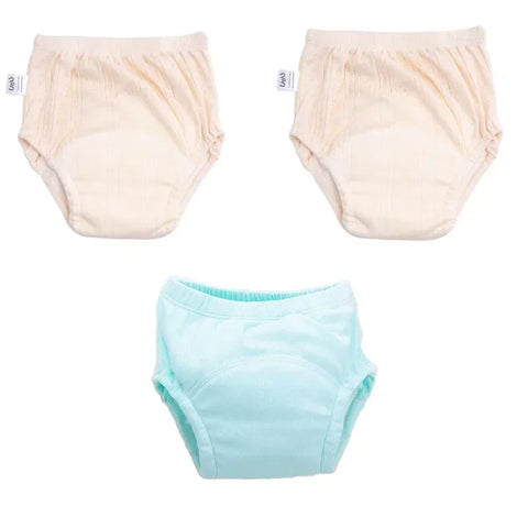 3PCS/LOT Candy Colors Newborn Training Pants Summer Baby Shorts Washable Boy Girls Cloth Diapers Reusable Nappies Infant Panties