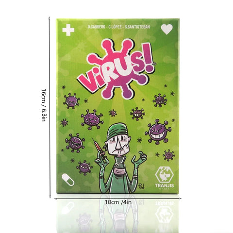In Spanish Version In English Virus Card Game The Contagiously Virus 2 Card Correct Version Party Game For Fun Family Games
