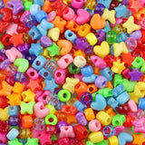 1000pcs Multi-colored Large Hole Pony Beads For Jewelry Making DIY Kids Crafts Friendship Bracelets Beading Keychains Supplies