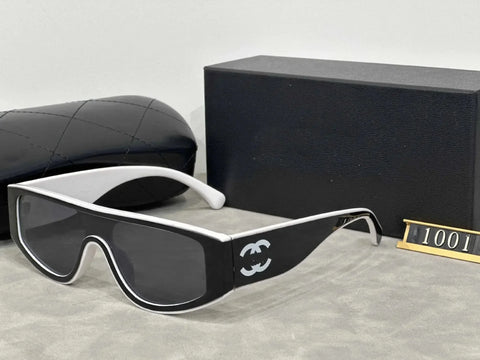Trendy Color Block Sunglasses High Quality Motorcycle Riding Sun Protection Glasses For Men And Women Same As Popular Web Red Gl