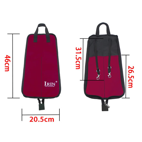 IRIN DrumStick Bag Ethnic Style Oxford Cloth Drumstick Thicken Case Large Capacity Handbag Percussion Instrument Accessories