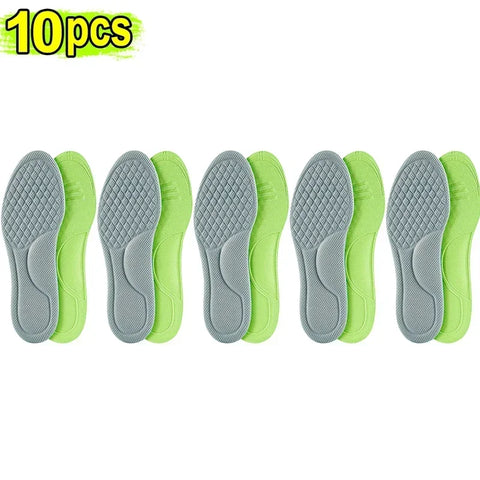 Unisex Soft Memory Foam Orthopedic Insoles Deodorizing Insole For Shoes Sports Absorbs Sweat Soft Antibacterial Shoe Accessories